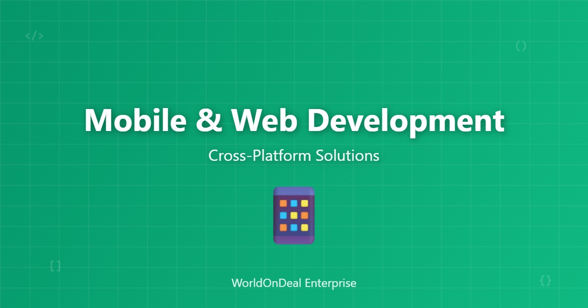 Mobile and Web Development Services: Complete Guide 2024